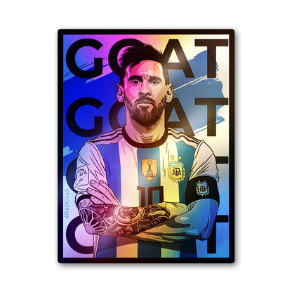 No.10 GOAT Holographic Stickers