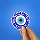 No Bad Vibes Sticker waterproof vinyl decal for laptop, bike, car & bottle