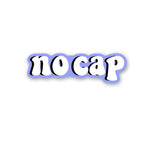 No Cap Sticker waterproof vinyl decal for laptop, bike, car & bottle