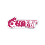 NO DRIFT NO LIFE Sticker waterproof vinyl decal for laptop, bike, car & bottle