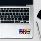 No Risk No Fun Holographic Stickers