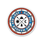 Not All Who Wander Are Lost Sticker waterproof vinyl decal for laptop, bike, car & bottle