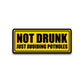 Not Drunk Just Avoiding Potholes Bumper Sticker waterproof vinyl decal for laptop, bike, car & bottle