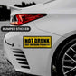 Not Drunk Just Avoiding Potholes Bumper Sticker waterproof vinyl decal for laptop, bike, car & bottle