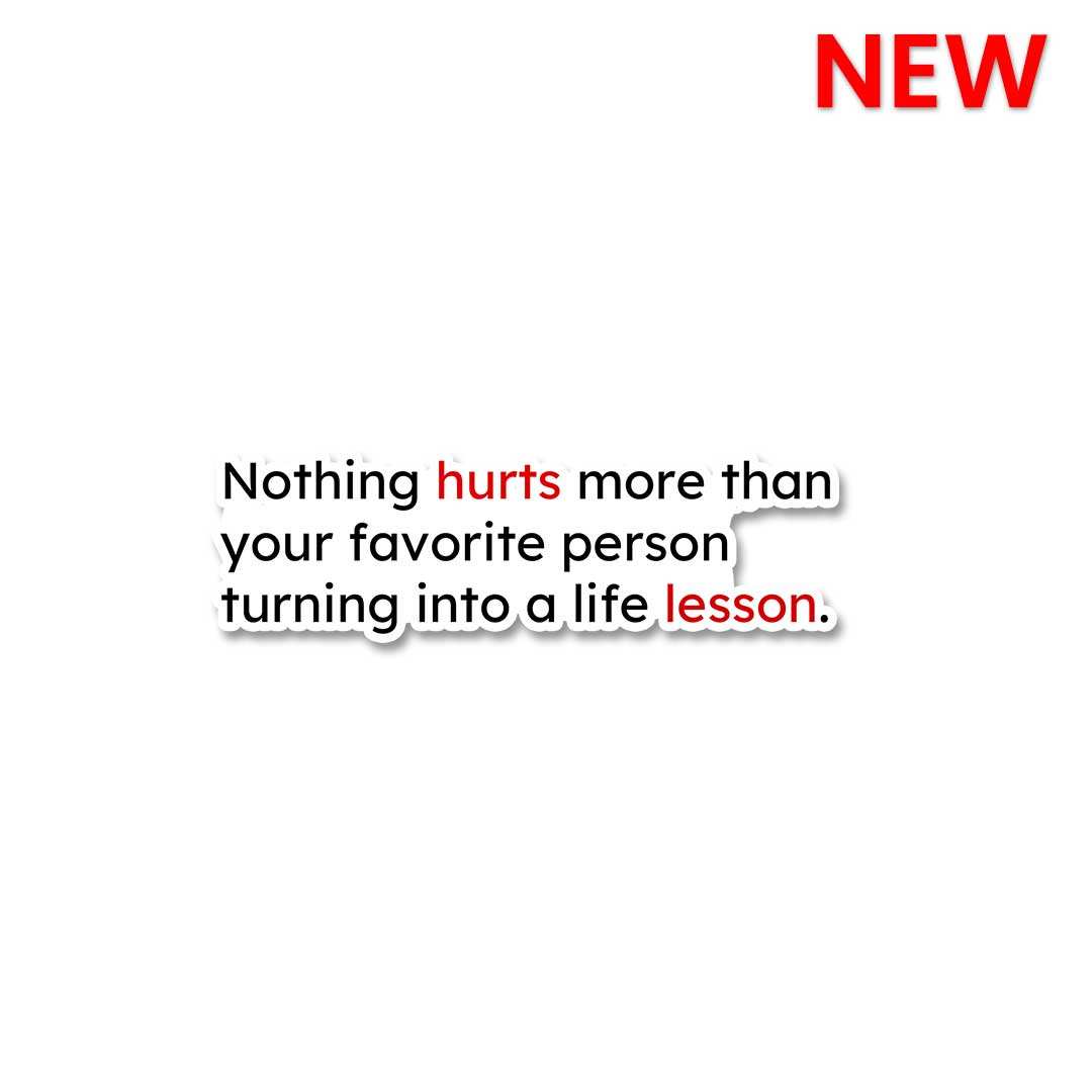 Nothing Hurts Sticker - Stickers | STICK IT UP