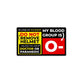 O Negative Sticker waterproof vinyl decal for laptop, bike, car & bottle
