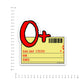 O Plus Bumper Sticker waterproof vinyl decal for laptop, bike, car & bottle