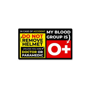 O Positive Sticker waterproof vinyl decal for laptop, bike, car & bottle