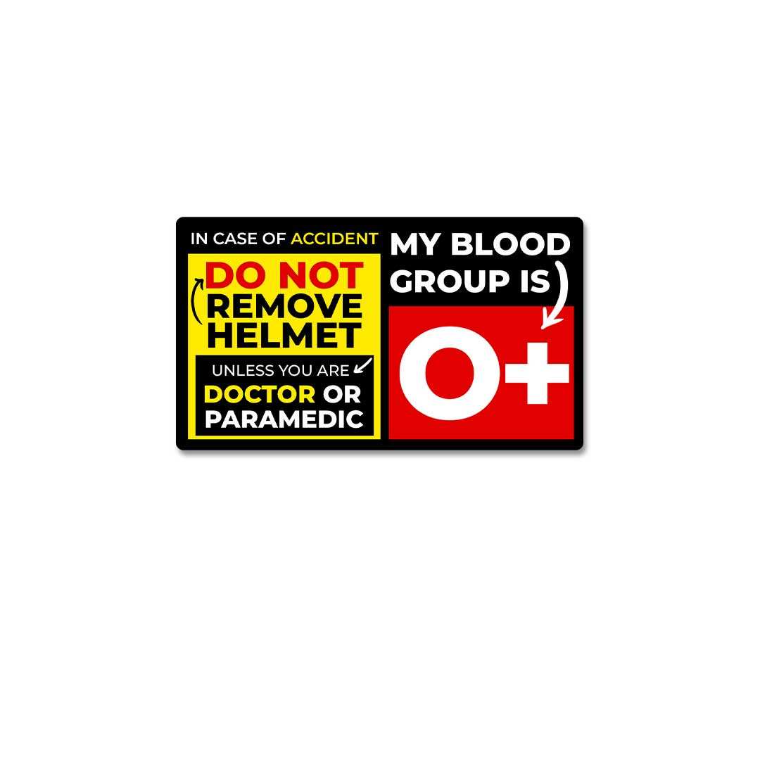 O Positive Sticker waterproof vinyl decal for laptop, bike, car & bottle