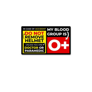 O Positive Sticker waterproof vinyl decal for laptop, bike, car & bottle