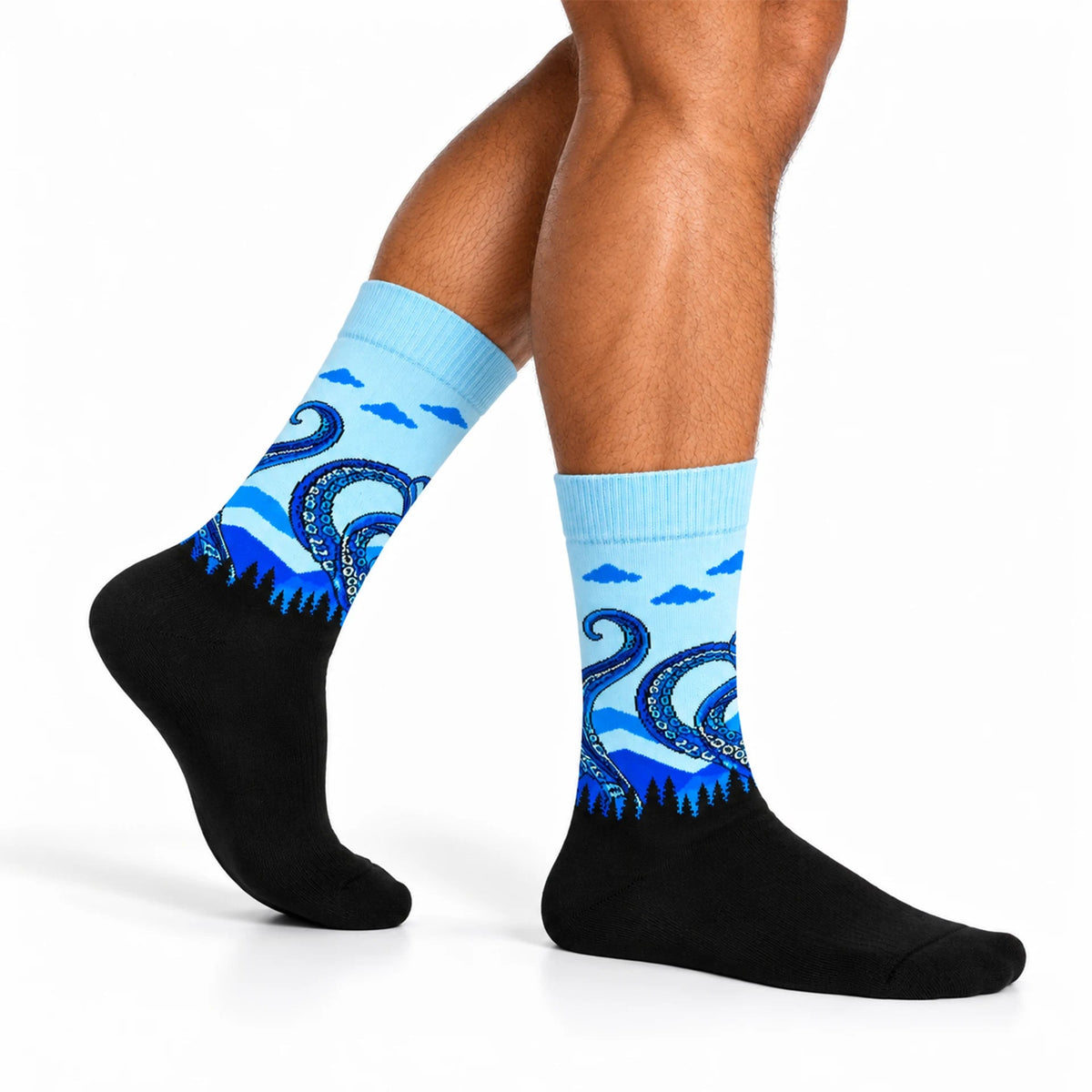 Ocean Kraken Unisex Socks, Crew Length - Socks | STICK IT UP