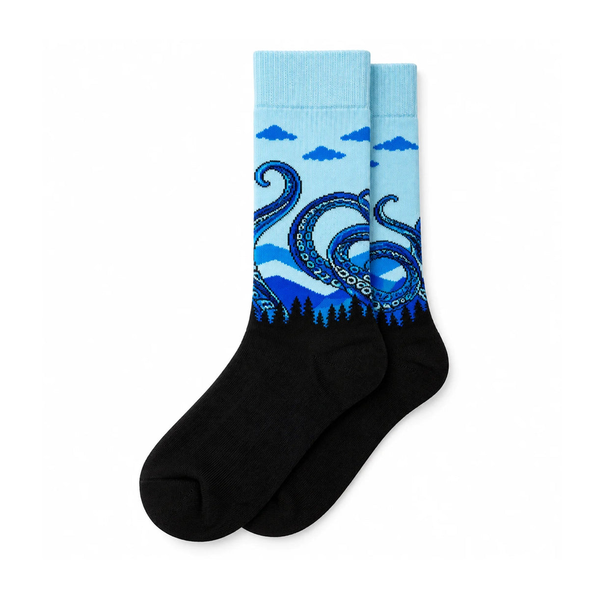 Ocean Kraken Unisex Socks, Crew Length - Socks | STICK IT UP