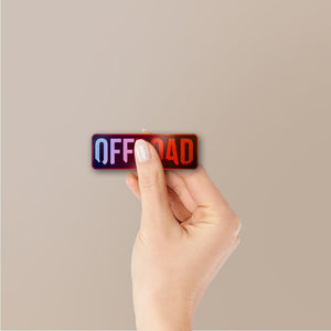 Off Road 2.0 Holographic Stickers - Holographic stickers | STICK IT UP