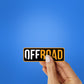 Offroad Sticker waterproof vinyl decal for laptop, bike, car & bottle