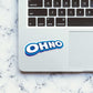 Ohno Sticker waterproof vinyl decal for laptop, bike, car & bottle