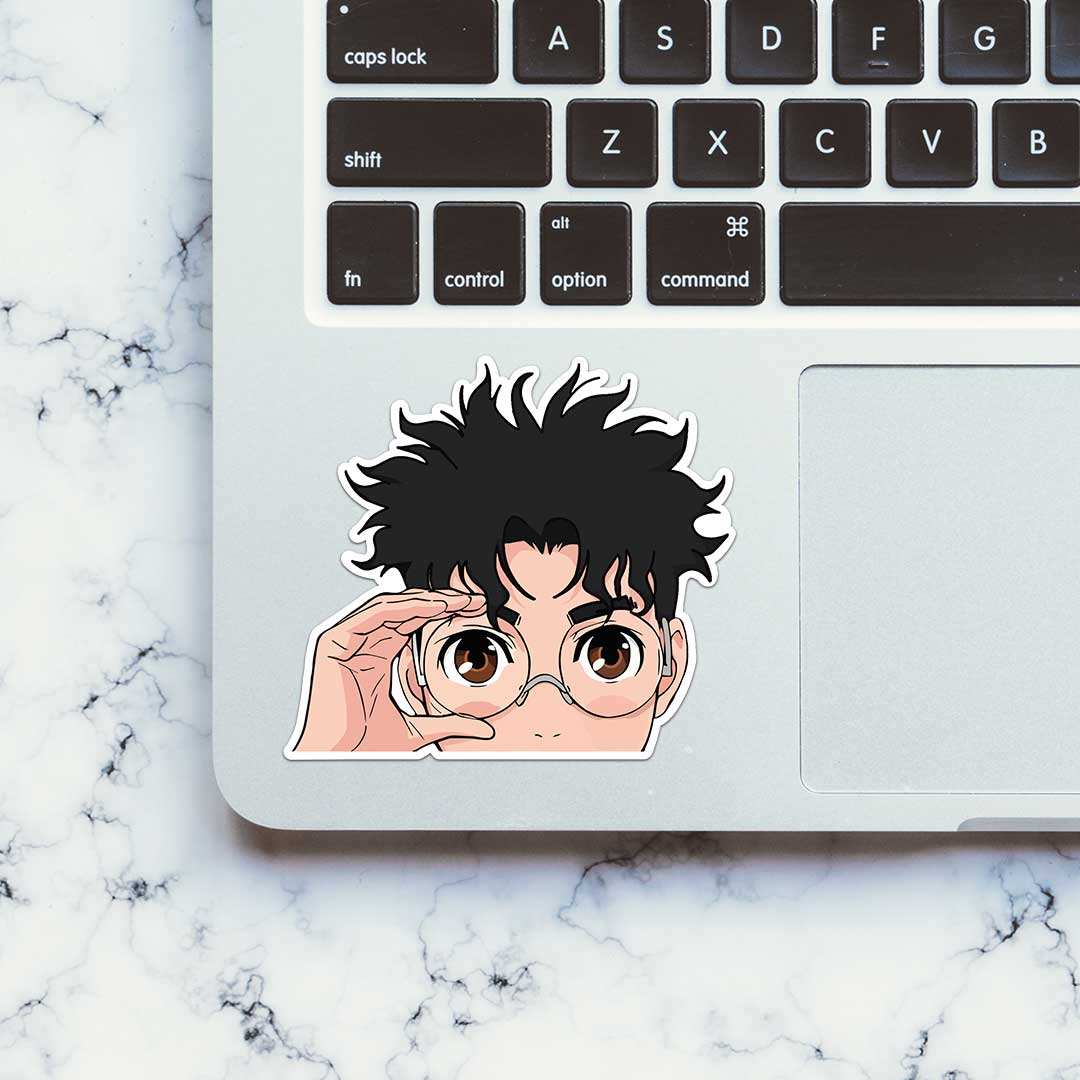 Okarun Sticker waterproof vinyl decal for laptop, bike, car & bottle