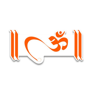Om 2.0 Bumper Sticker waterproof vinyl decal for laptop, bike, car & bottle