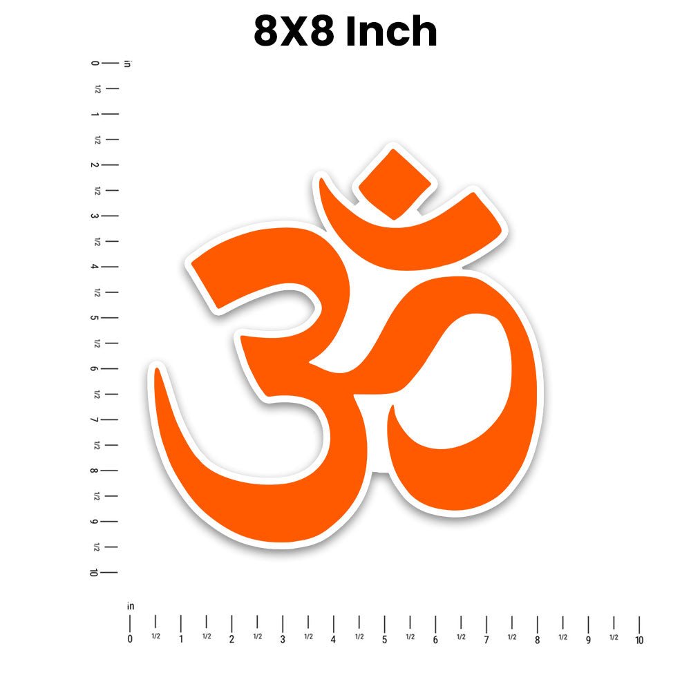 Om Bumper Sticker waterproof vinyl decal for laptop, bike, car & bottle