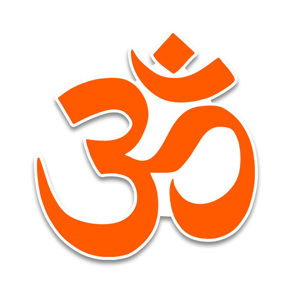 Om Bumper Sticker waterproof vinyl decal for laptop, bike, car & bottle