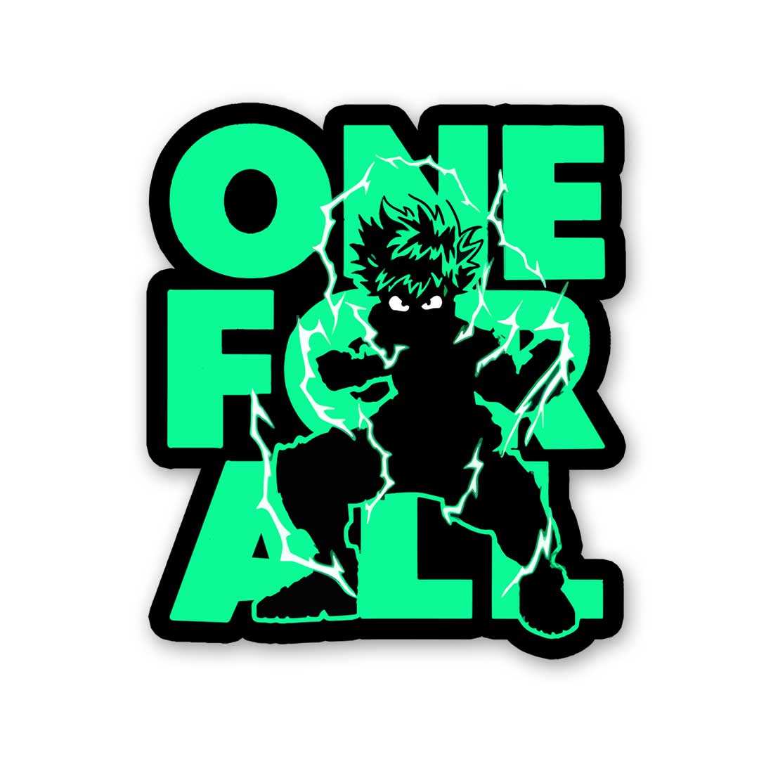 One For All Izuku Sticker - Stickers | STICK IT UP
