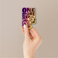 One More Rep Holographic Stickers waterproof vinyl decal for laptop, bike, car & bottle