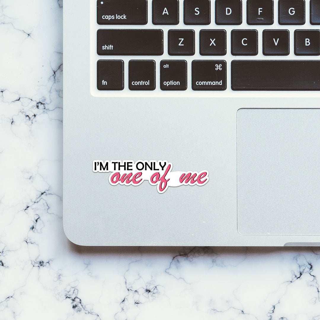 One Of Me Sticker waterproof vinyl decal for laptop, bike, car & bottle