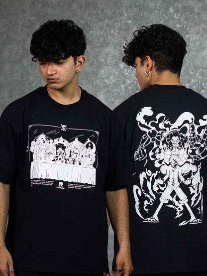 ONE PIECE - THE SUPPER T - SHIRT waterproof vinyl decal for laptop, bike, car & bottle