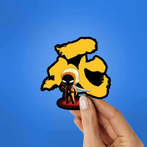 One Punch 0.1 Sticker waterproof vinyl decal for laptop, bike, car & bottle