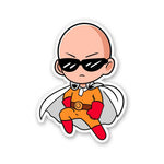 One Punch Sticker waterproof vinyl decal for laptop, bike, car & bottle