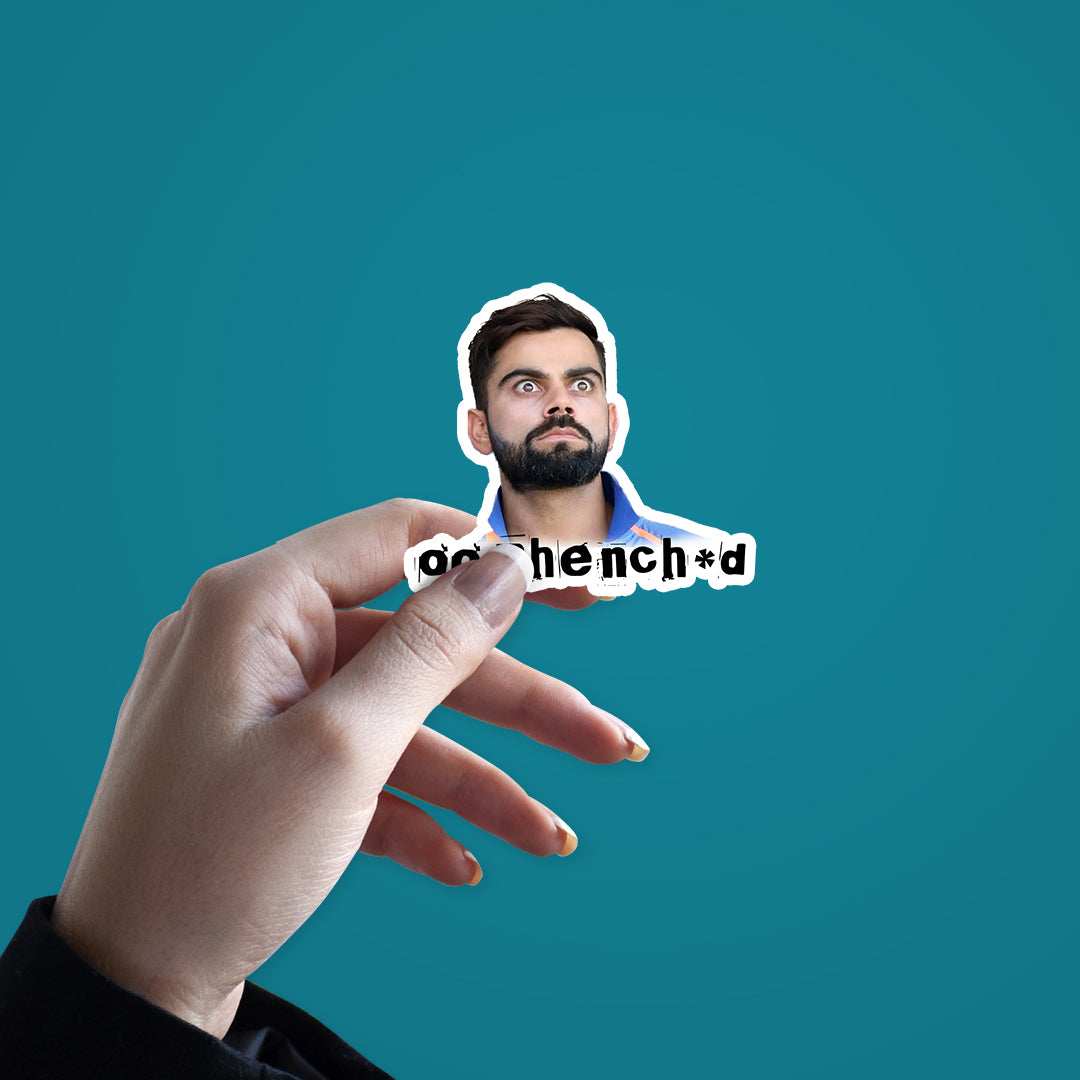 OO Bhench*d Sticker waterproof vinyl decal for laptop, bike, car & bottle