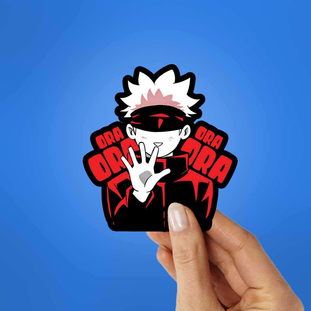 Ora Sticker waterproof vinyl decal for laptop, bike, car & bottle