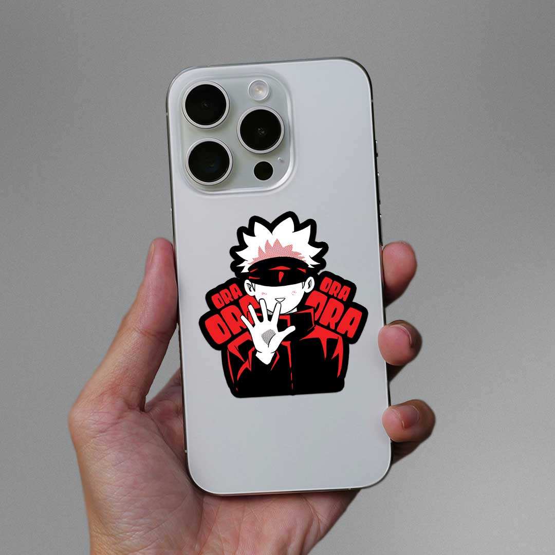 Ora Sticker waterproof vinyl decal for laptop, bike, car & bottle