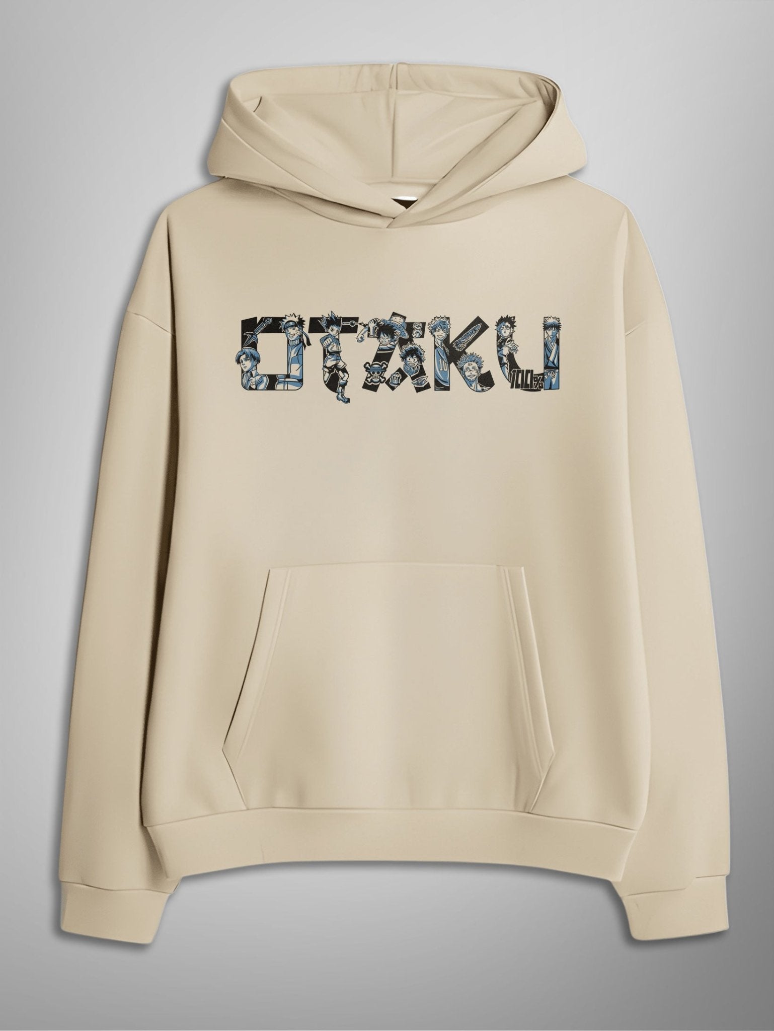 OTAKU OVERSIZED HOODIE waterproof vinyl decal for laptop, bike, car & bottle