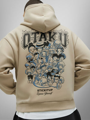 OTAKU OVERSIZED HOODIE - STICK IT UP