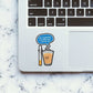 Our Toxic Relationship Sticker waterproof vinyl decal for laptop, bike, car & bottle