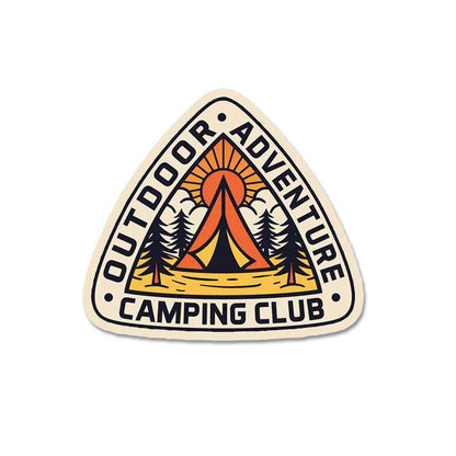 Outdoor Adventure Sticker waterproof vinyl decal for laptop, bike, car & bottle