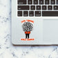 Over Thinking World Champion Sticker waterproof vinyl decal for laptop, bike, car & bottle