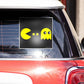 Pac MinusMan Bumper Sticker waterproof vinyl decal for laptop, bike, car & bottle