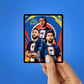 Paris Football Sticker waterproof vinyl decal for laptop, bike, car & bottle