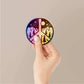 Peace Holographic Stickers waterproof vinyl decal for laptop, bike, car & bottle