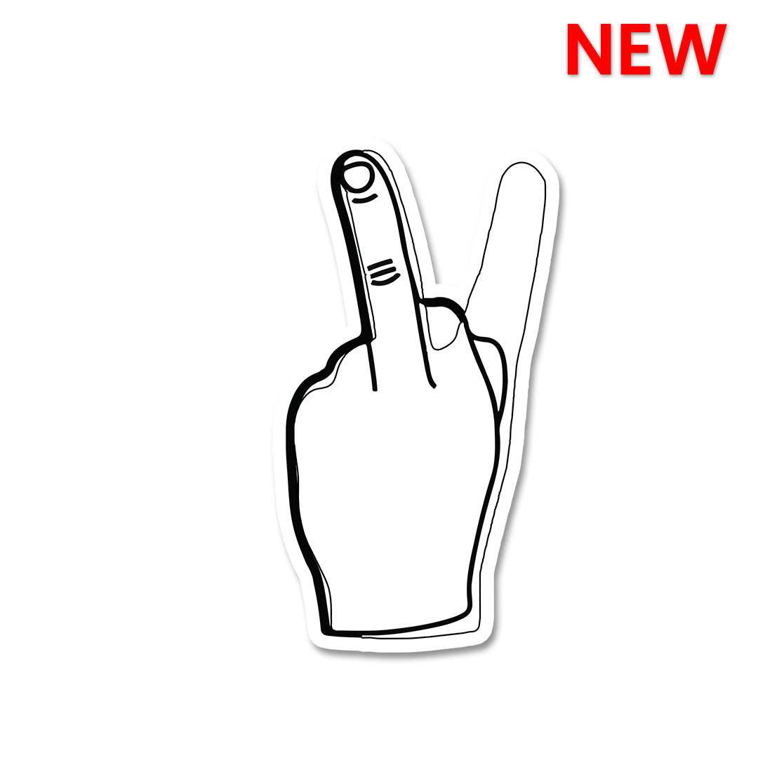 Peace Sign Sticker - Stickers | STICK IT UP
