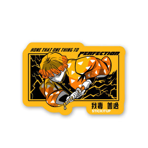 Perfection Sticker waterproof vinyl decal for laptop, bike, car & bottle