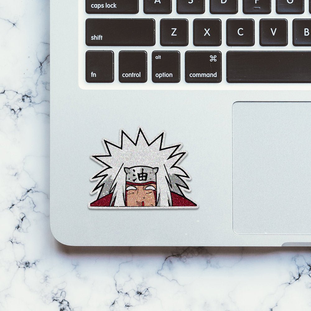 Pervy Sage Glitter Sticker waterproof vinyl decal for laptop, bike, car & bottle