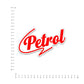 Petrol Bumper Sticker waterproof vinyl decal for laptop, bike, car & bottle