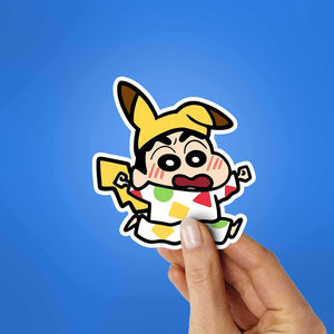 Electric - chan Sticker waterproof vinyl decal for laptop, bike, car & bottle
