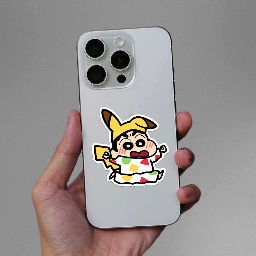 Electric - chan Sticker waterproof vinyl decal for laptop, bike, car & bottle
