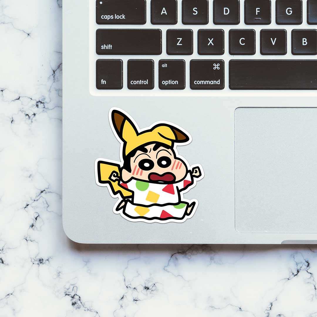 Electric - chan Sticker waterproof vinyl decal for laptop, bike, car & bottle