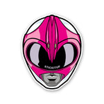 Pink Ranger Sticker waterproof vinyl decal for laptop, bike, car & bottle