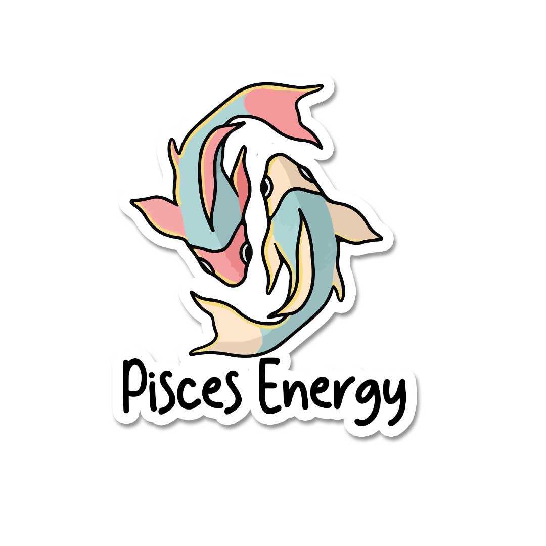 Pisces Energy Sticker - Stickers | STICK IT UP