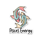 Pisces Energy Sticker waterproof vinyl decal for laptop, bike, car & bottle
